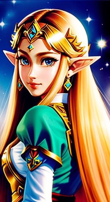 Princess Zelda in Regal Splendor