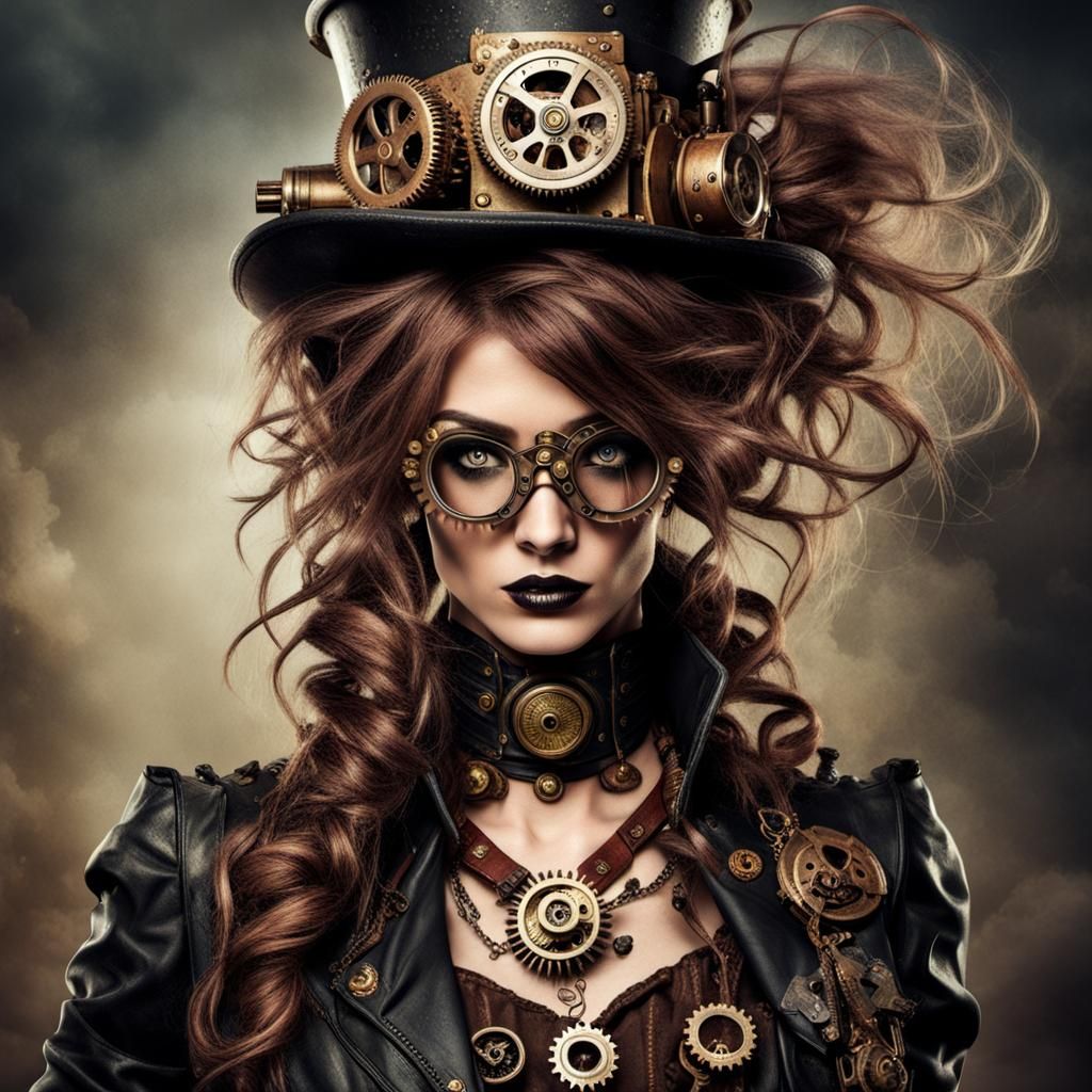Steampunk Siren in Enchanting Gears
