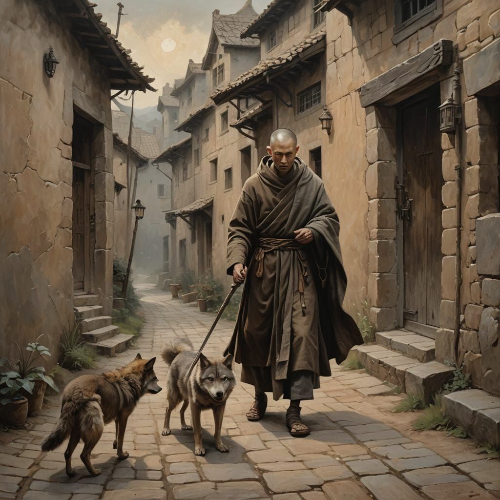 Welsh Monk Unveils Spear in Cornish Village