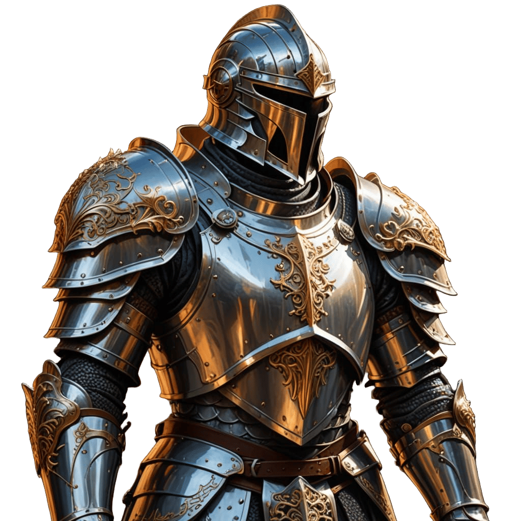 Dramatic Armor Plate in Vibrant Colors