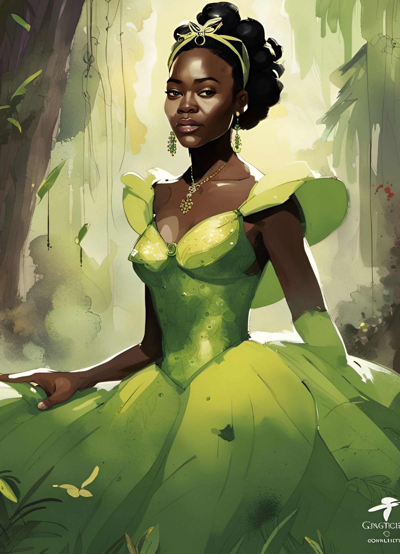 Princess Tiana re-imagined