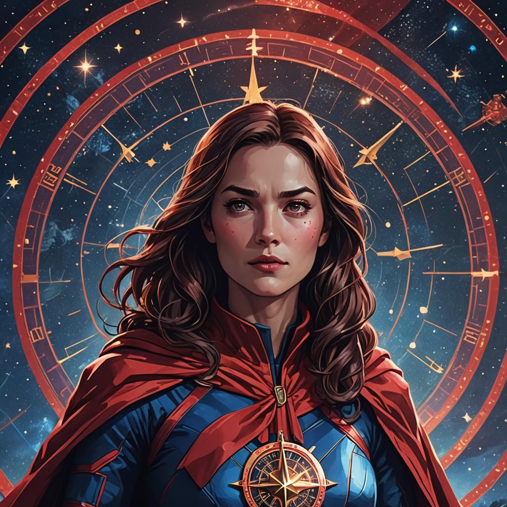 Heroic Goddess in Celestial Compass