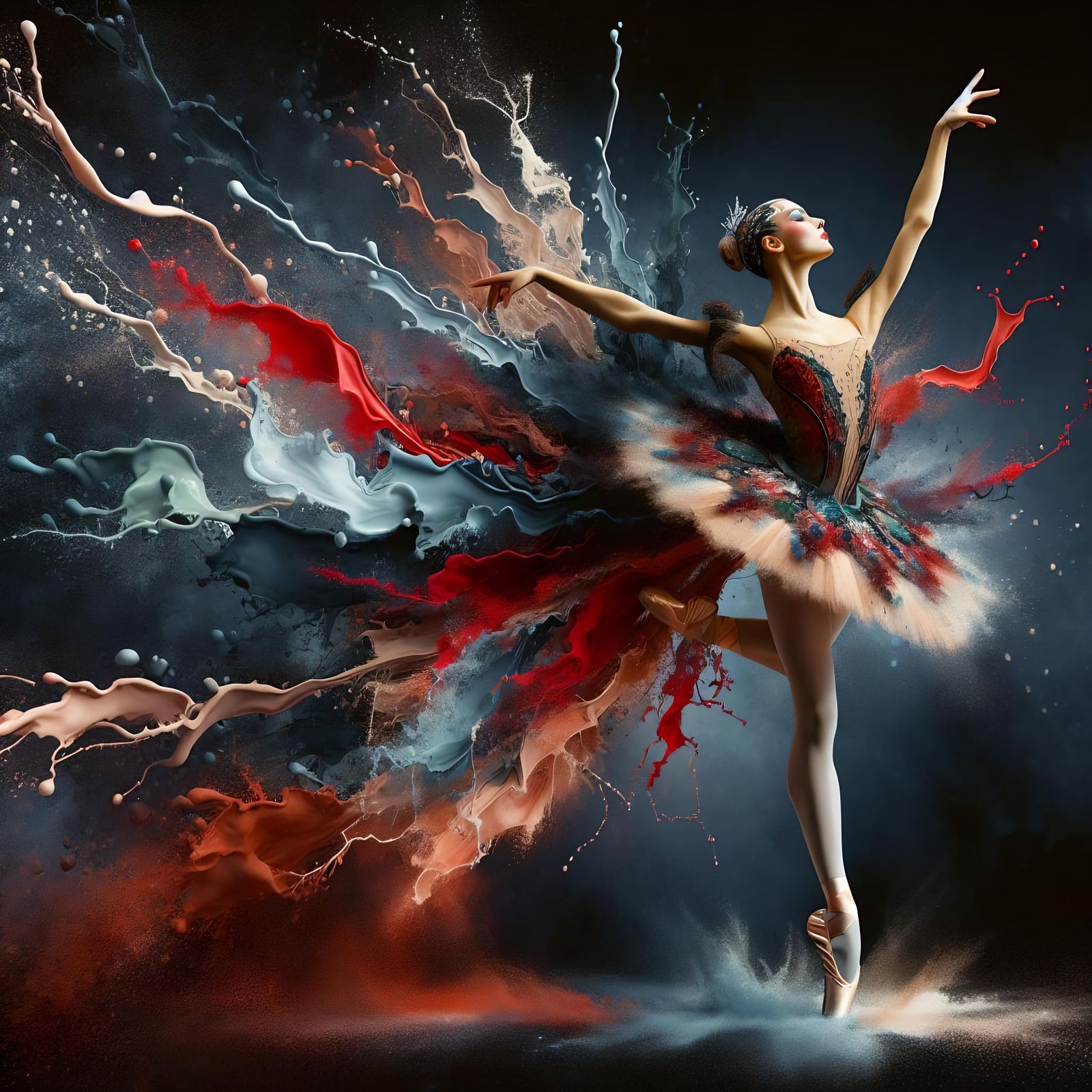 Patriotic Ballerina