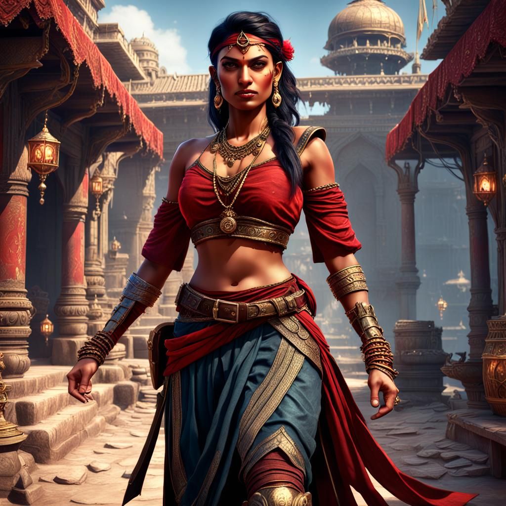 Elegant Warrior of Ruby Kingdom