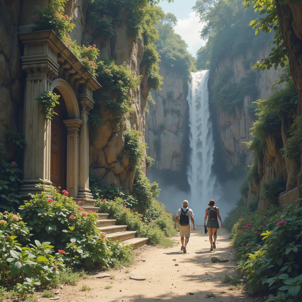 A Dreamy Sunset in a Seaside Village during the Annual Music...