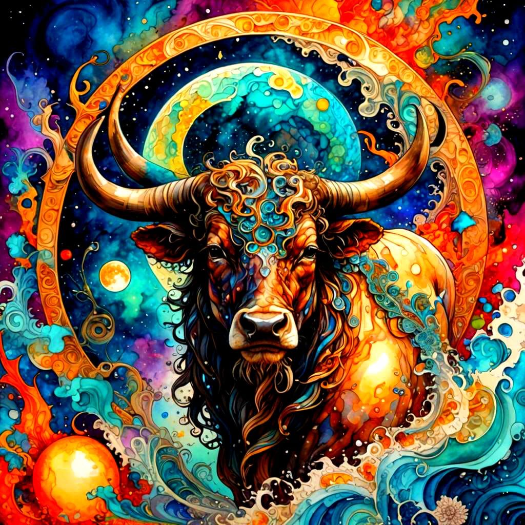 The Taurus full moon during the Age of Aquarius.