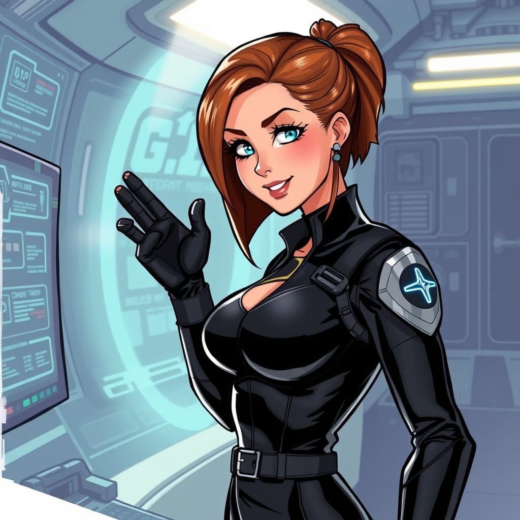 Zara Accesses G.I. Joe Network in High-Tech Setting