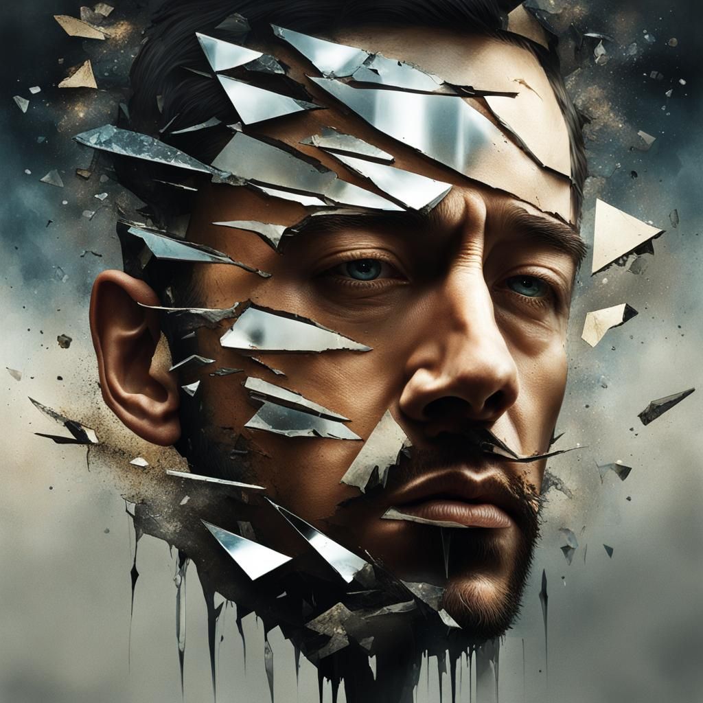Fractured Reflections of a Haunted Soul
