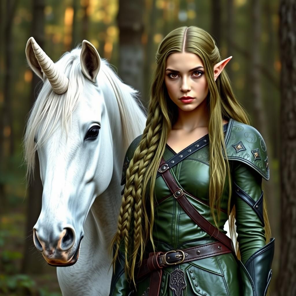 Surreal Fantasy Figure in Enchanted Forest