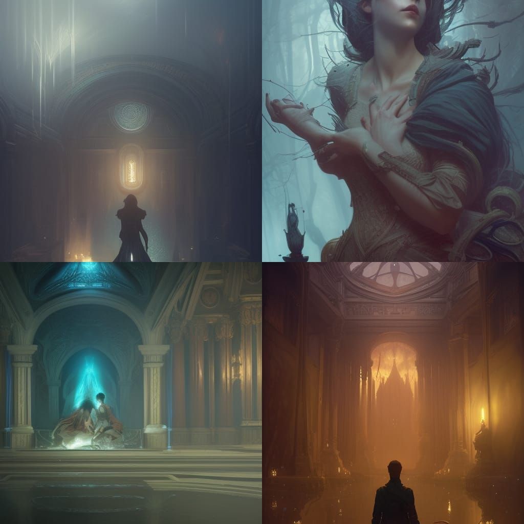 Ethereal Dark Fantasy Landscape by Acclaimed Concept Artist