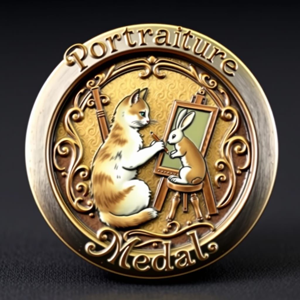 CAT CLAN LOKALYL'S MEDAL FOR PORTRAITURE