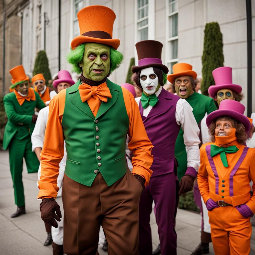 Evil Oompa Loompas in Dark Transformation