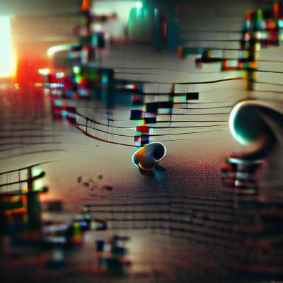 8K 3D Digital Art of Vibrant Music Scene