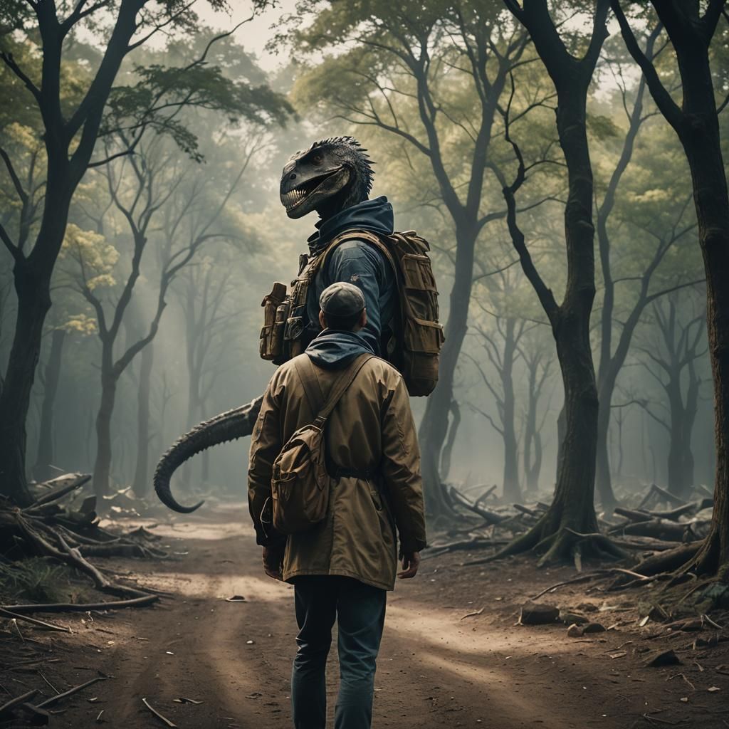 Elegant Gentleman in Cinematic Film Still