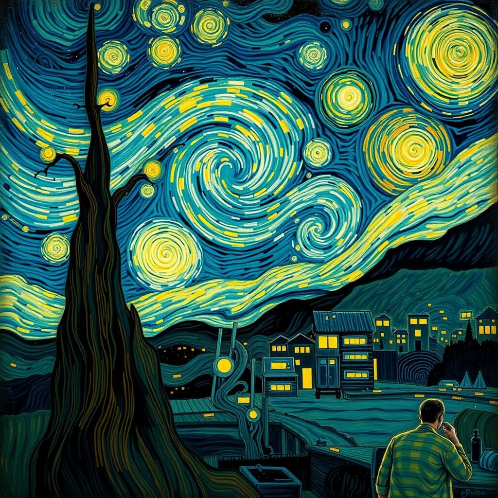 Gothic Stormscape in Whimsical Cinematic Style