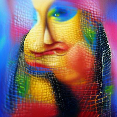 Santa Claus in a Futuristic Hyperrealist Art Piece Inspired...