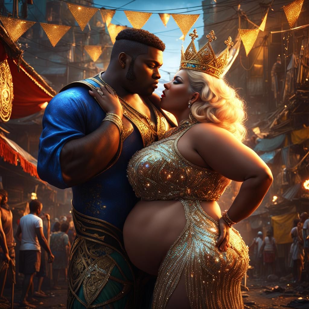 Fantastical Carnaval Queen in Rio de Janeiro Slums