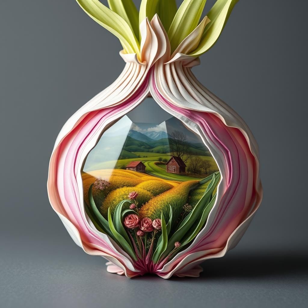 Enameled Glass Figurines of Springtime