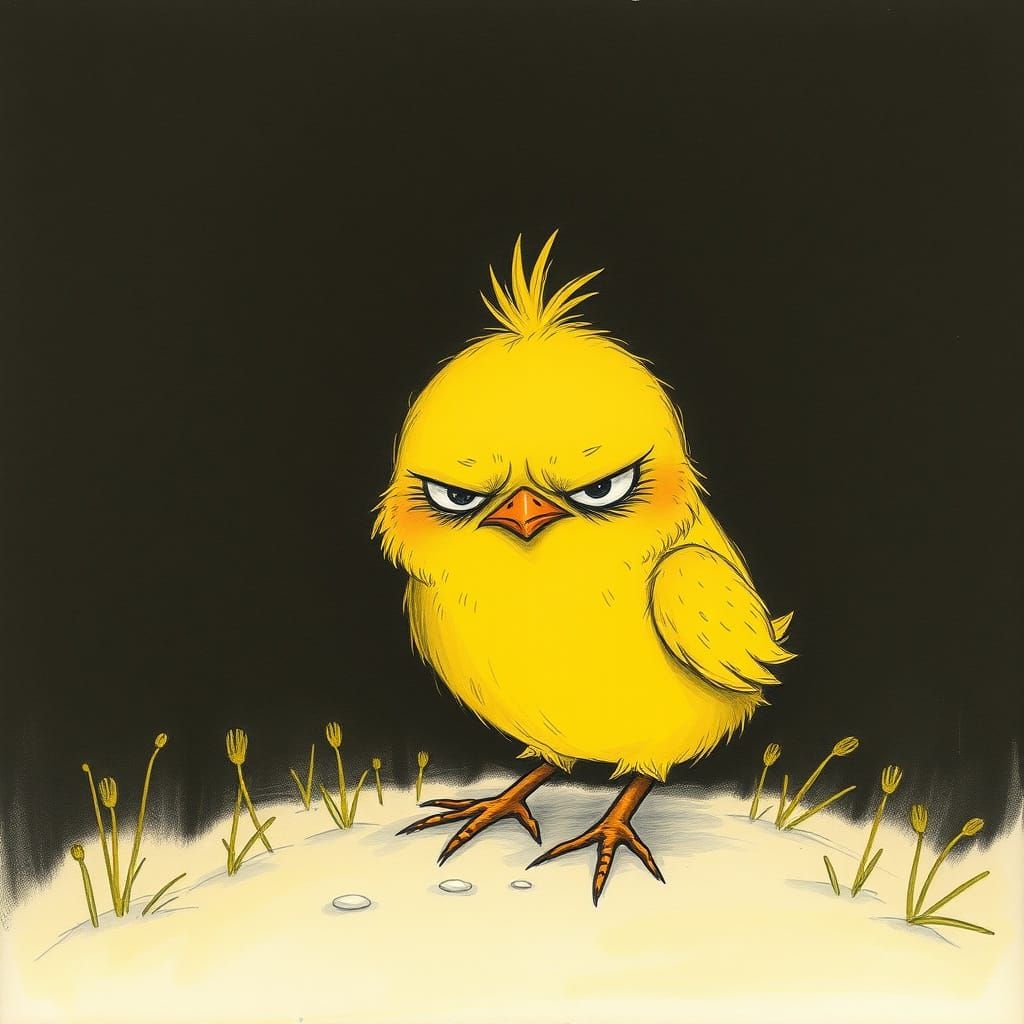 Grumpy Chick