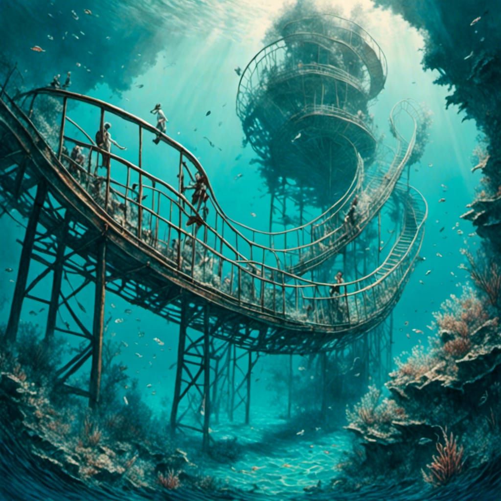 Submersible Thrill Ride Underwater