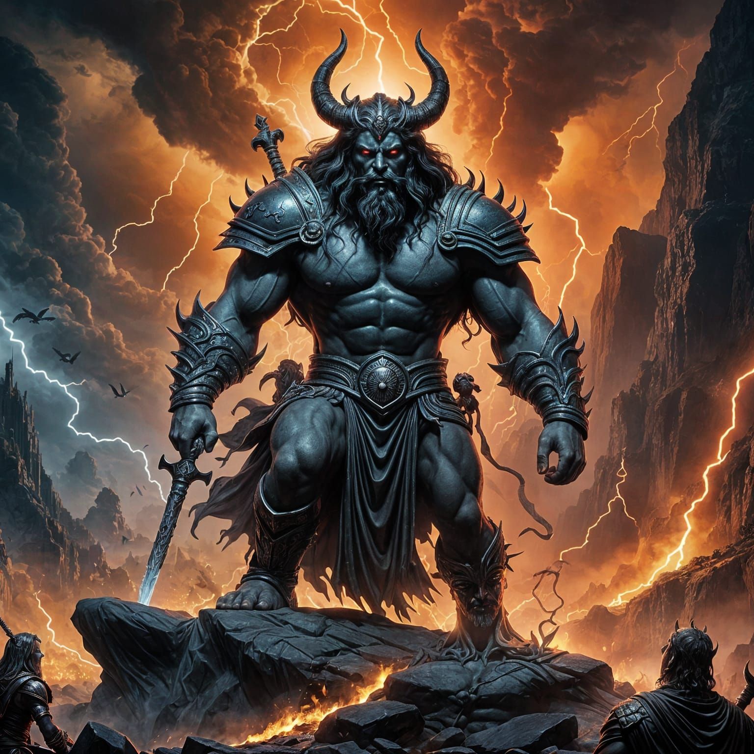 Mighty Gods Clash in the Underworld