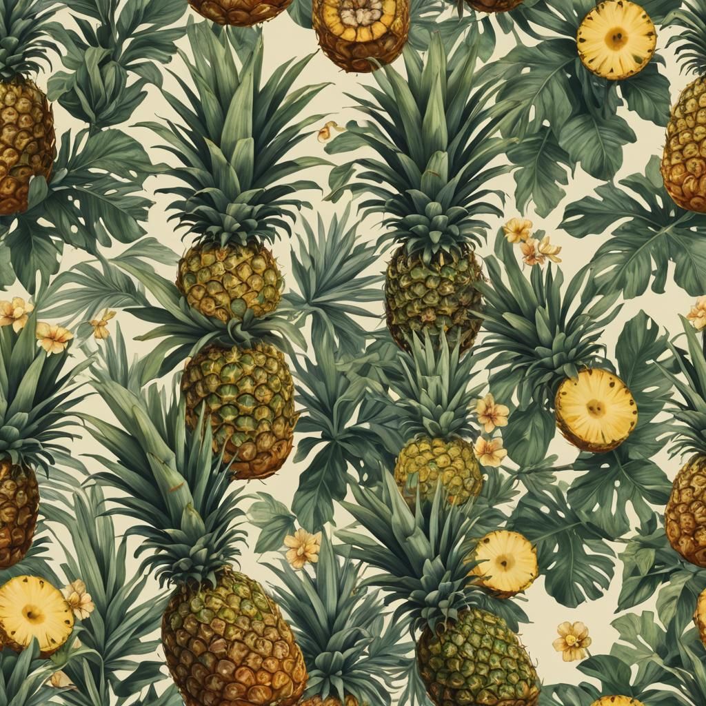 Still Life with Tropical Fruit in a Classic Setting