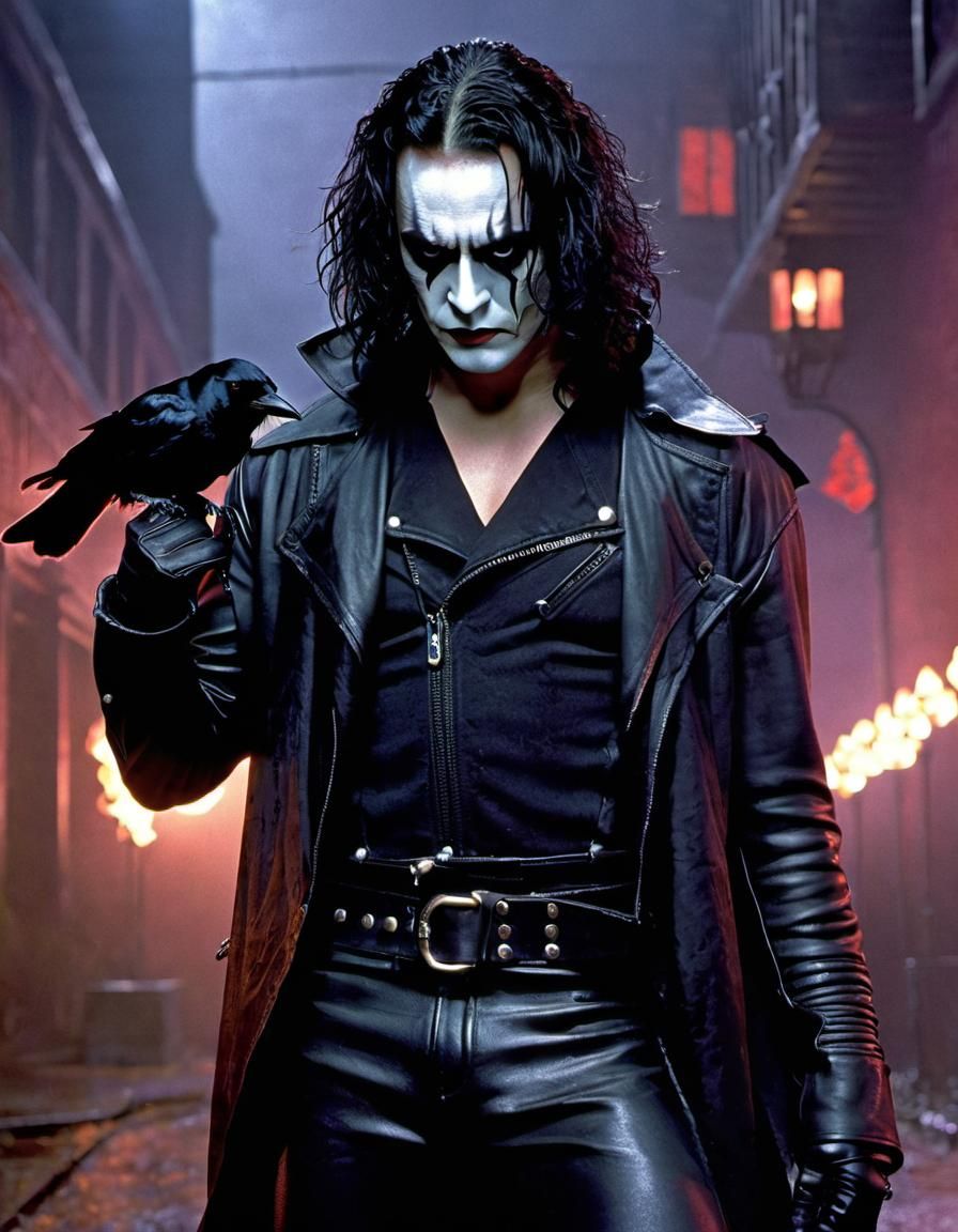 The Crow, Haunting and Brooding Goth Rockstar