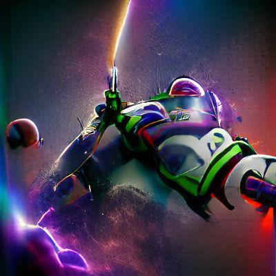 Galactic Space Ranger Blasts Off Into Orbit