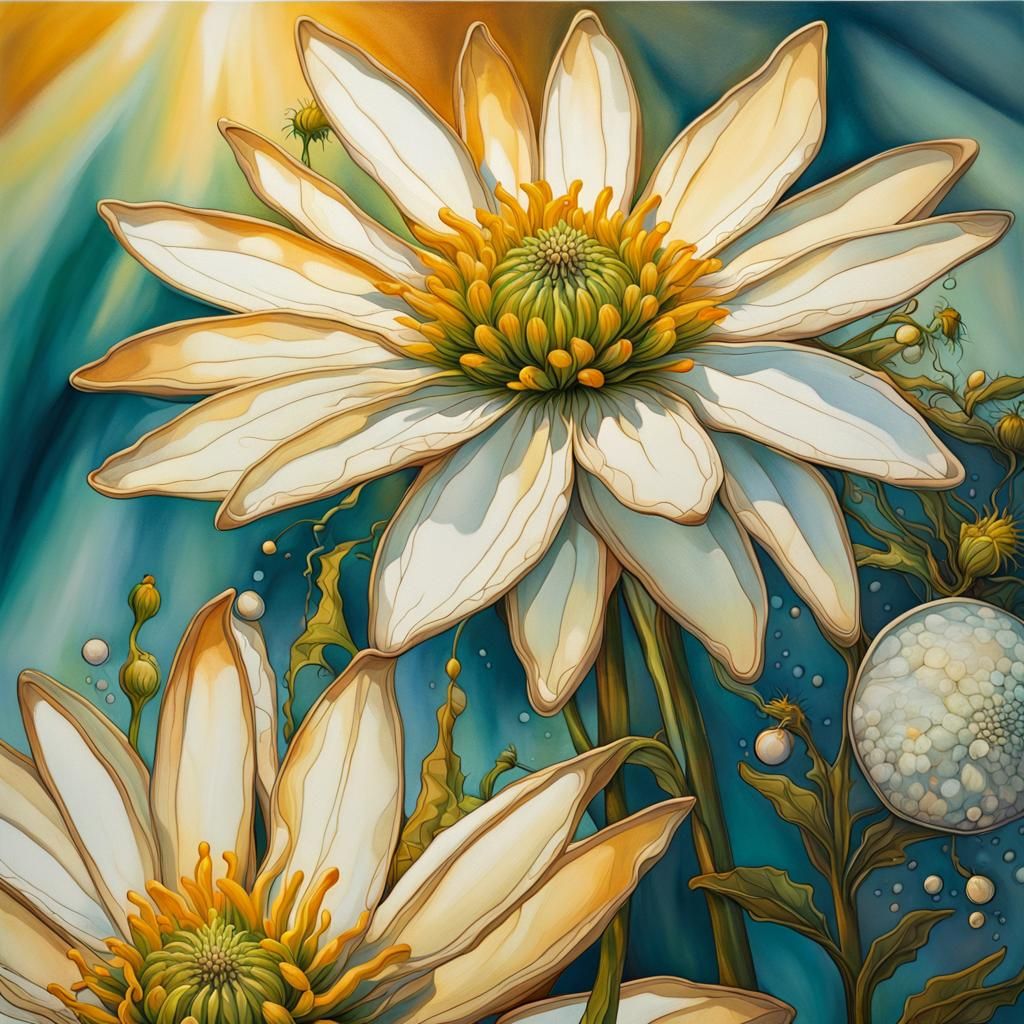 Florals in Vibrant Opera House Setting, Inspired by Hyperrea...