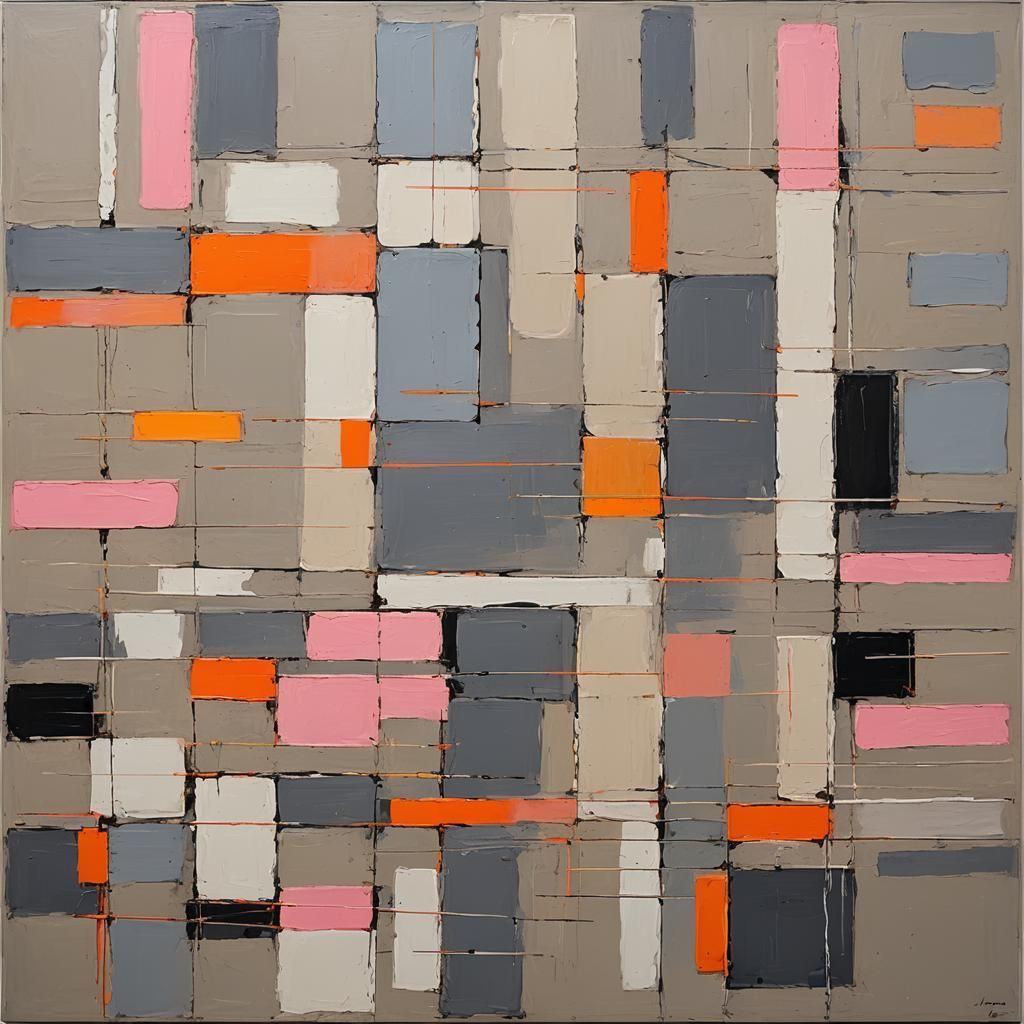 Sophisticated Geometric Forms in Vibrant Colors