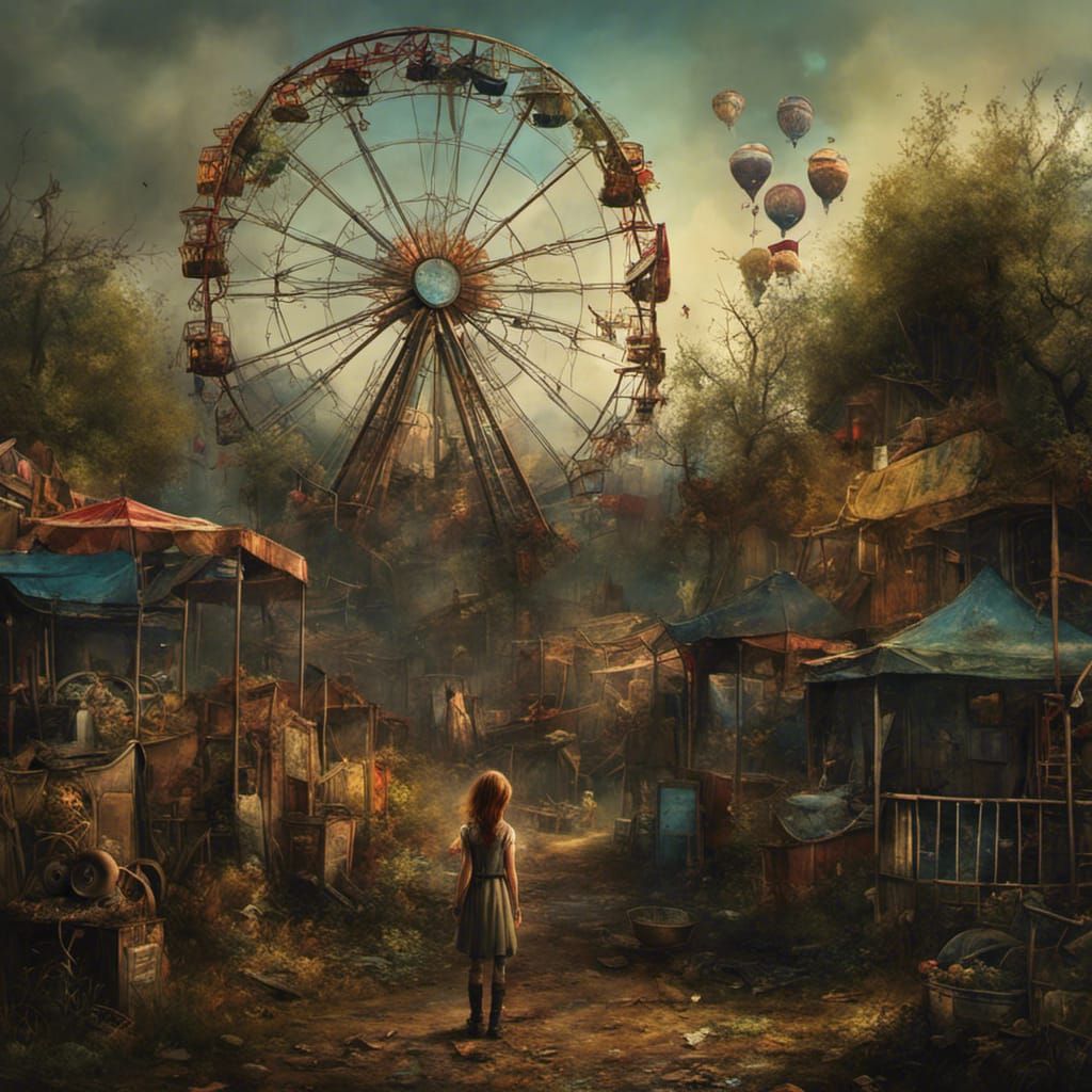 Abandoned amusement park