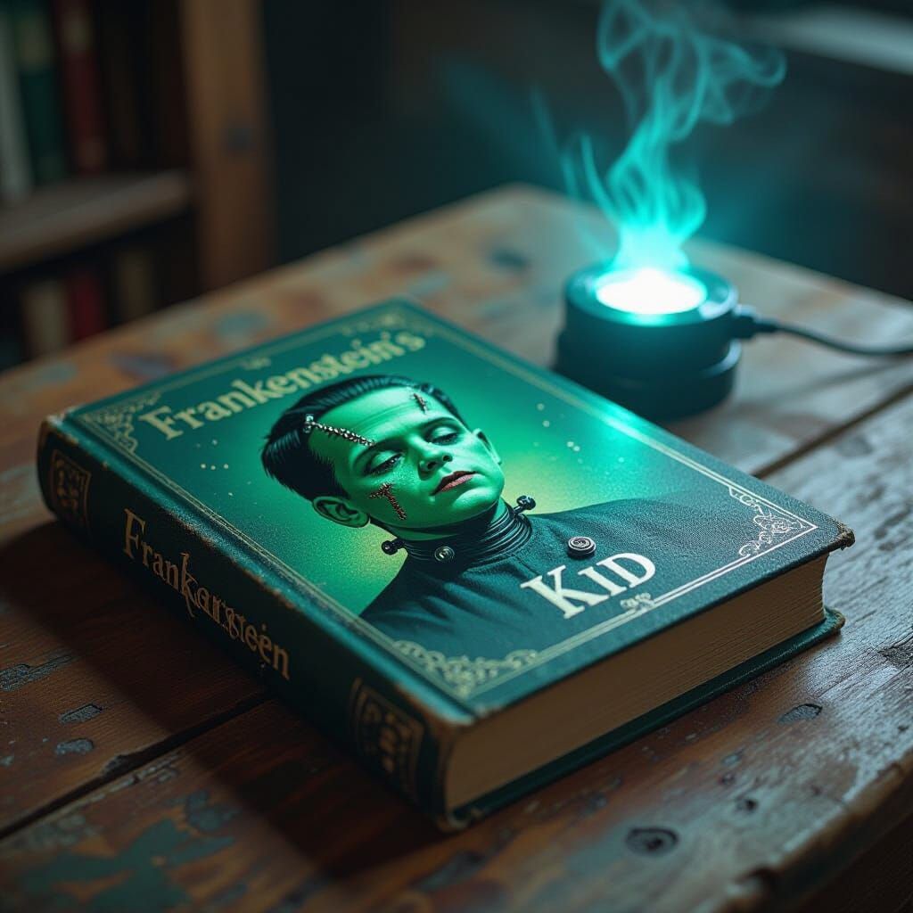 Frankenstein's Kid Sci-Fi Novel Cover