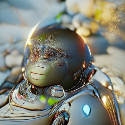 Gorilla in a Galactic Outfit as a Star Wars Character