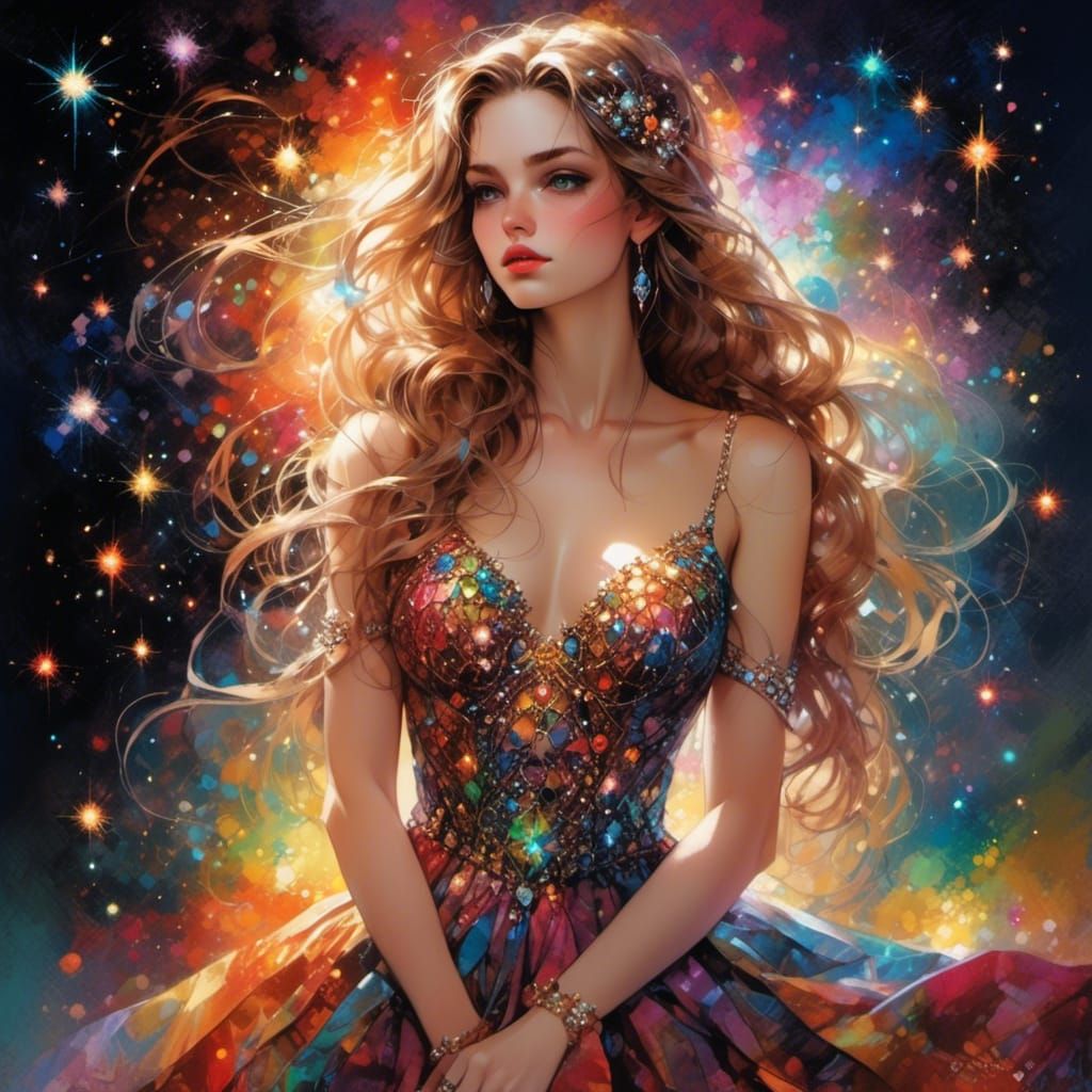 Ethereal Fantasy in Vibrant Colors