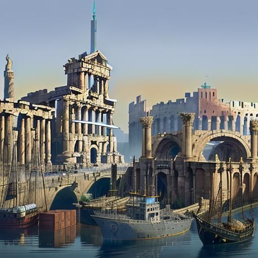 Modern Rome: A Dieselpunk City of Wonder