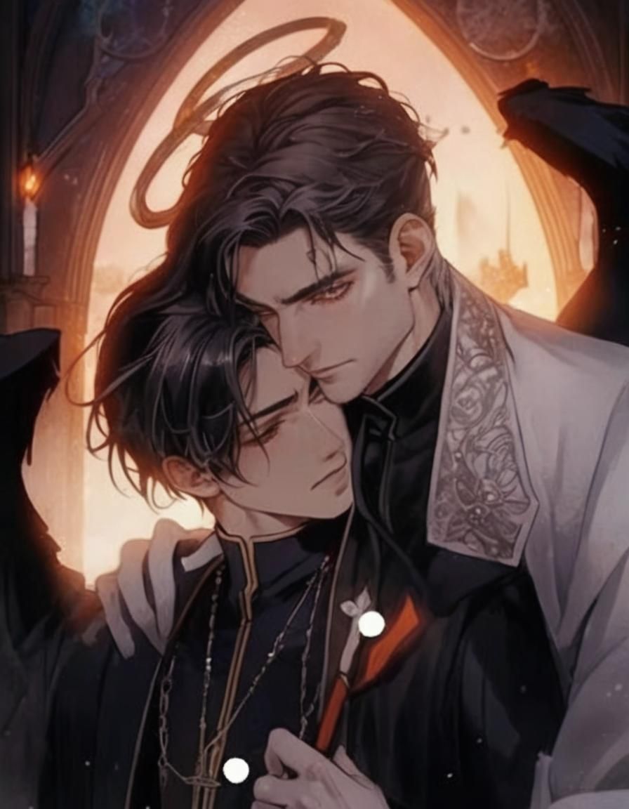 Snowy Hero: Epic Fantasy Anime Art