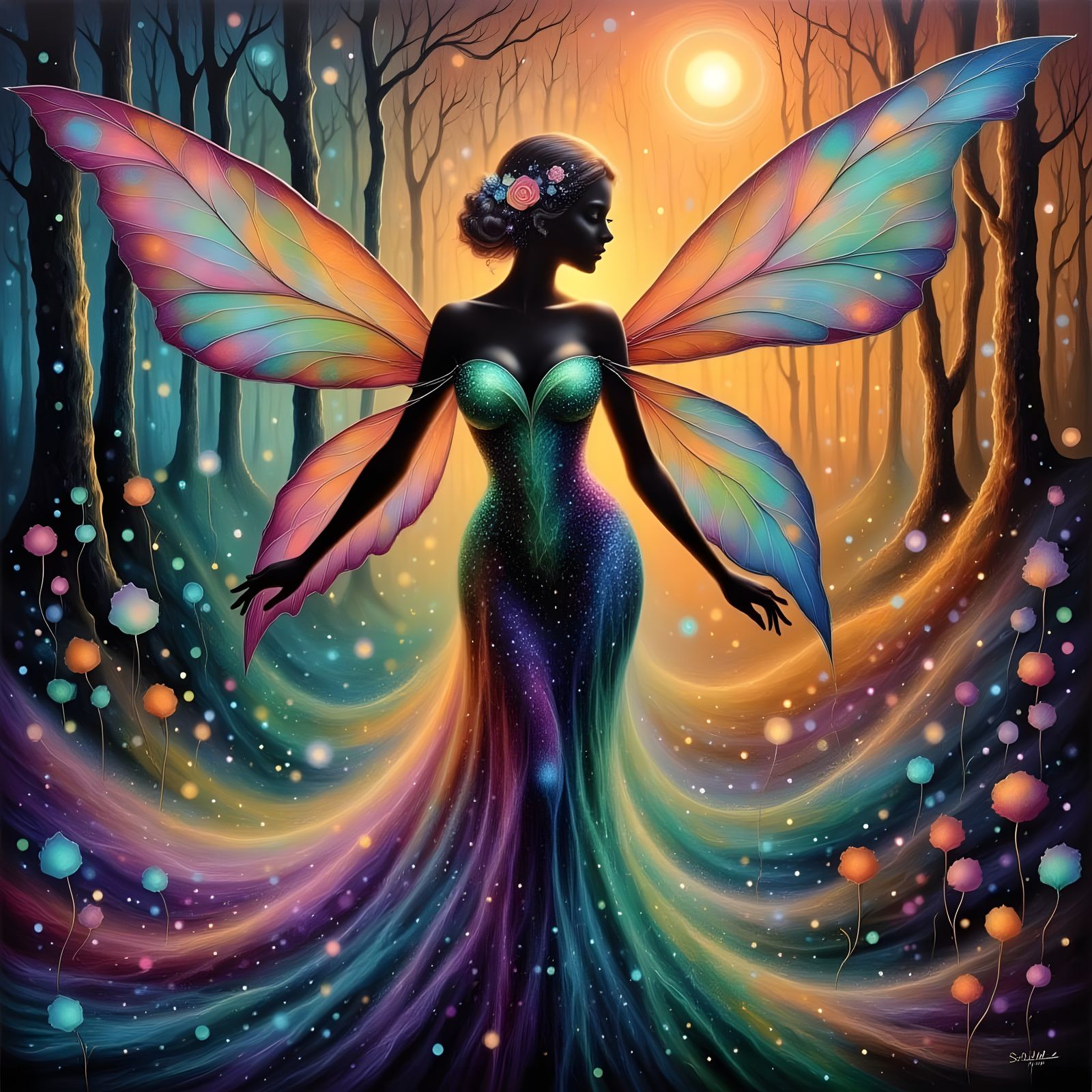 Iridescent Dreamscapes in Ethereal Light