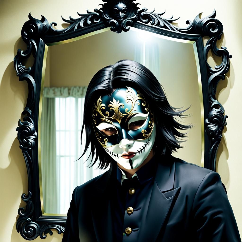 Surreal Portrait of a Necromancer in Dark Fantasy Style