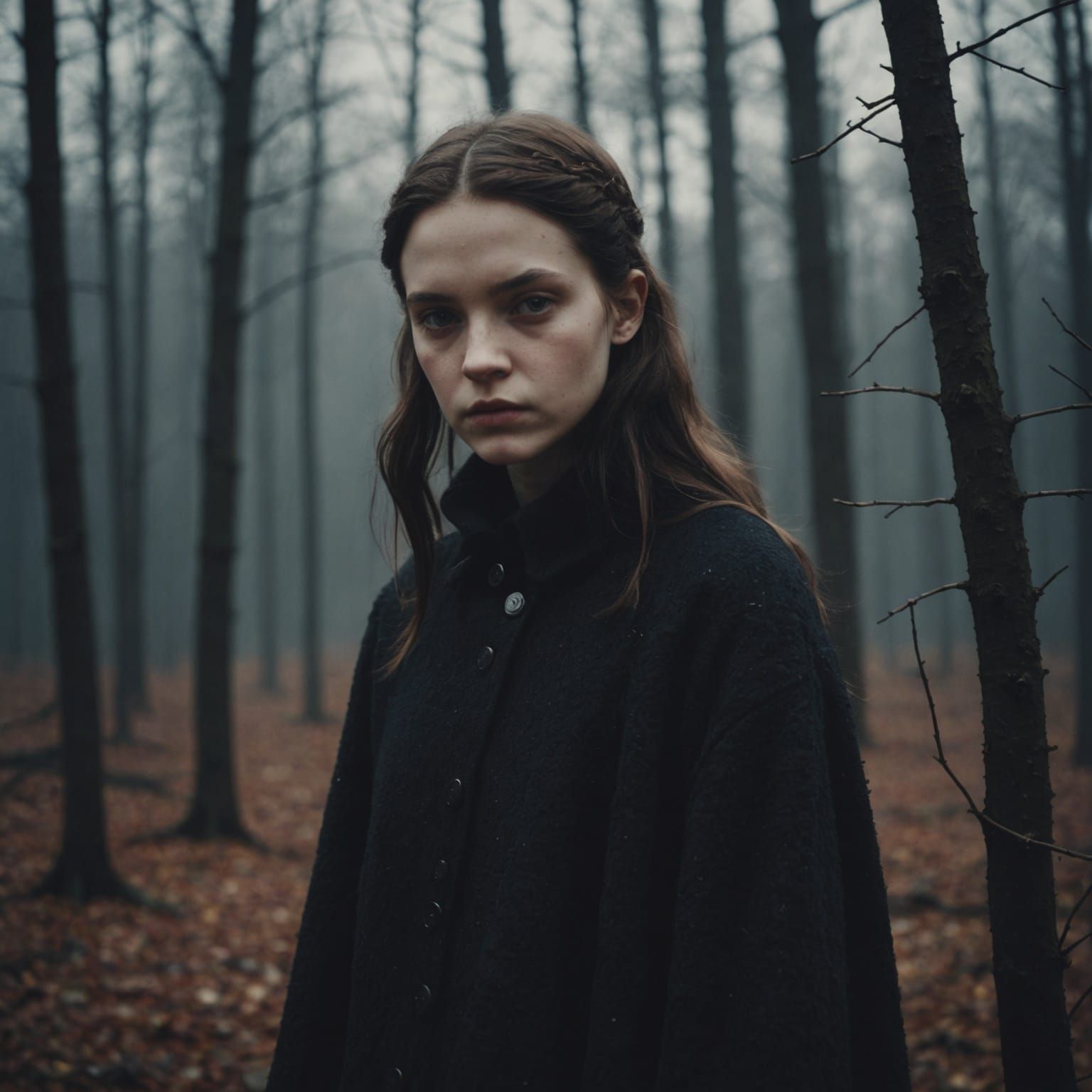 Surreal Dark Fantasy Scene in Grimdark Style