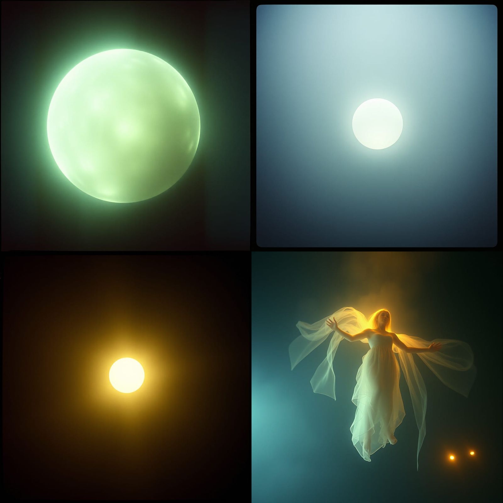 Floating Ethereal Vessel in Cinematic Splendor