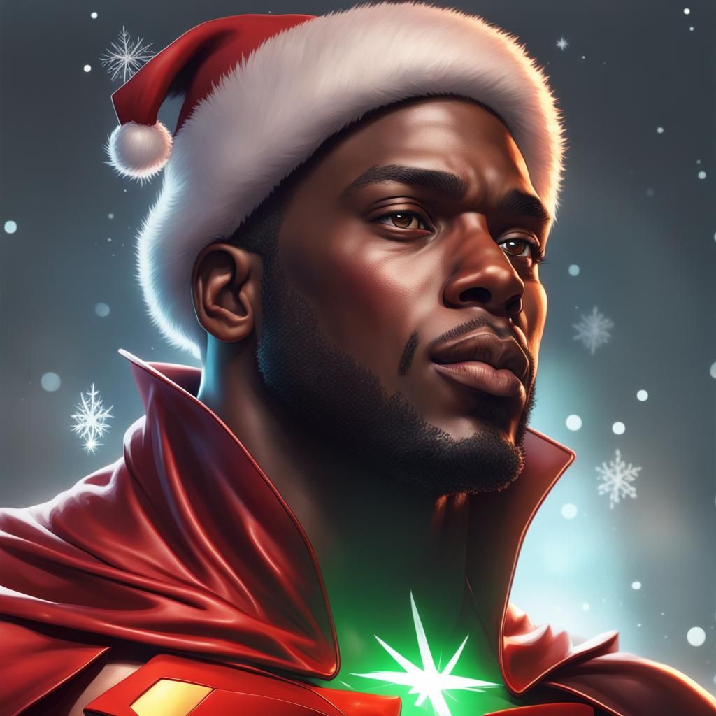 Black Christmas Hero in Triadic Splendor