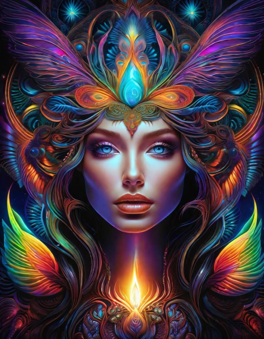 In the darkness of her soul, she seea a light, a seed of hope