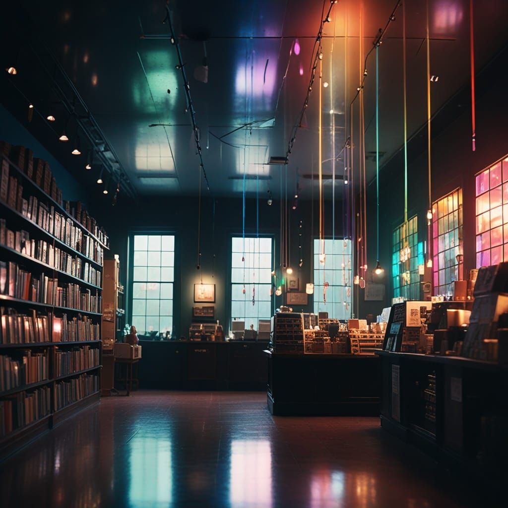 Rainbow Prisms Create a Cinematic Display