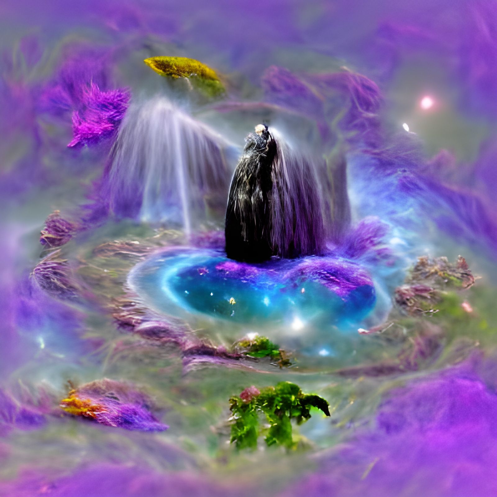 Ethereal Nebula Fountain of Eternal Life