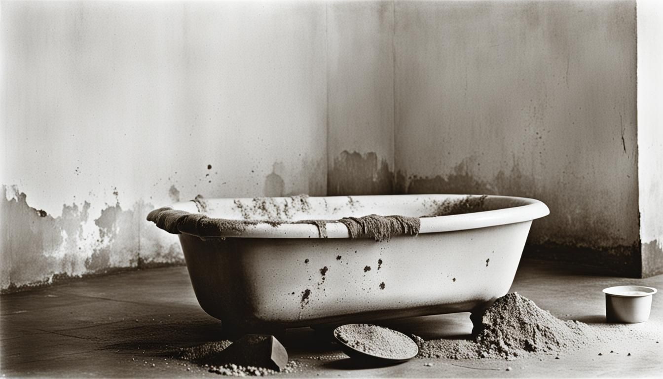 Joseph Beuys-Inspired Fat Corner Scene with Liquor, Bathtub,...