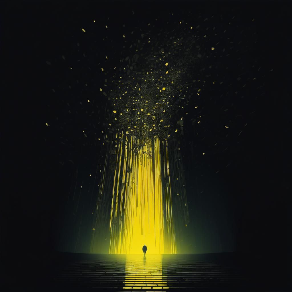 Vibrant Dreamscapes in Abstract Expressionist Art