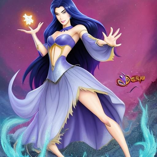 Megan fox as a evil Disney princess