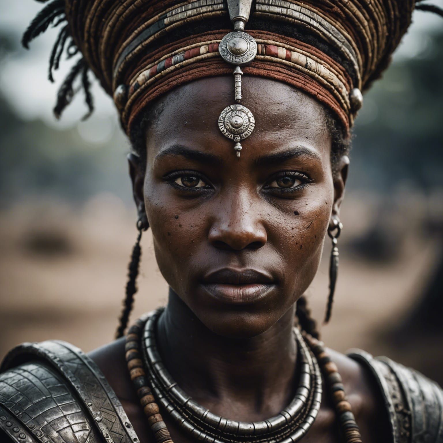 Cyberpunk Princess Portrait