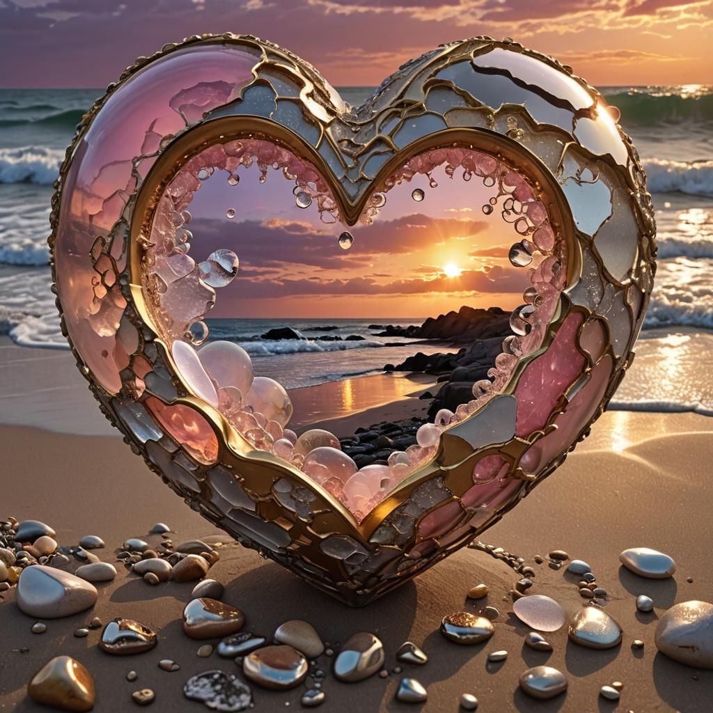 Pink And Pebbles