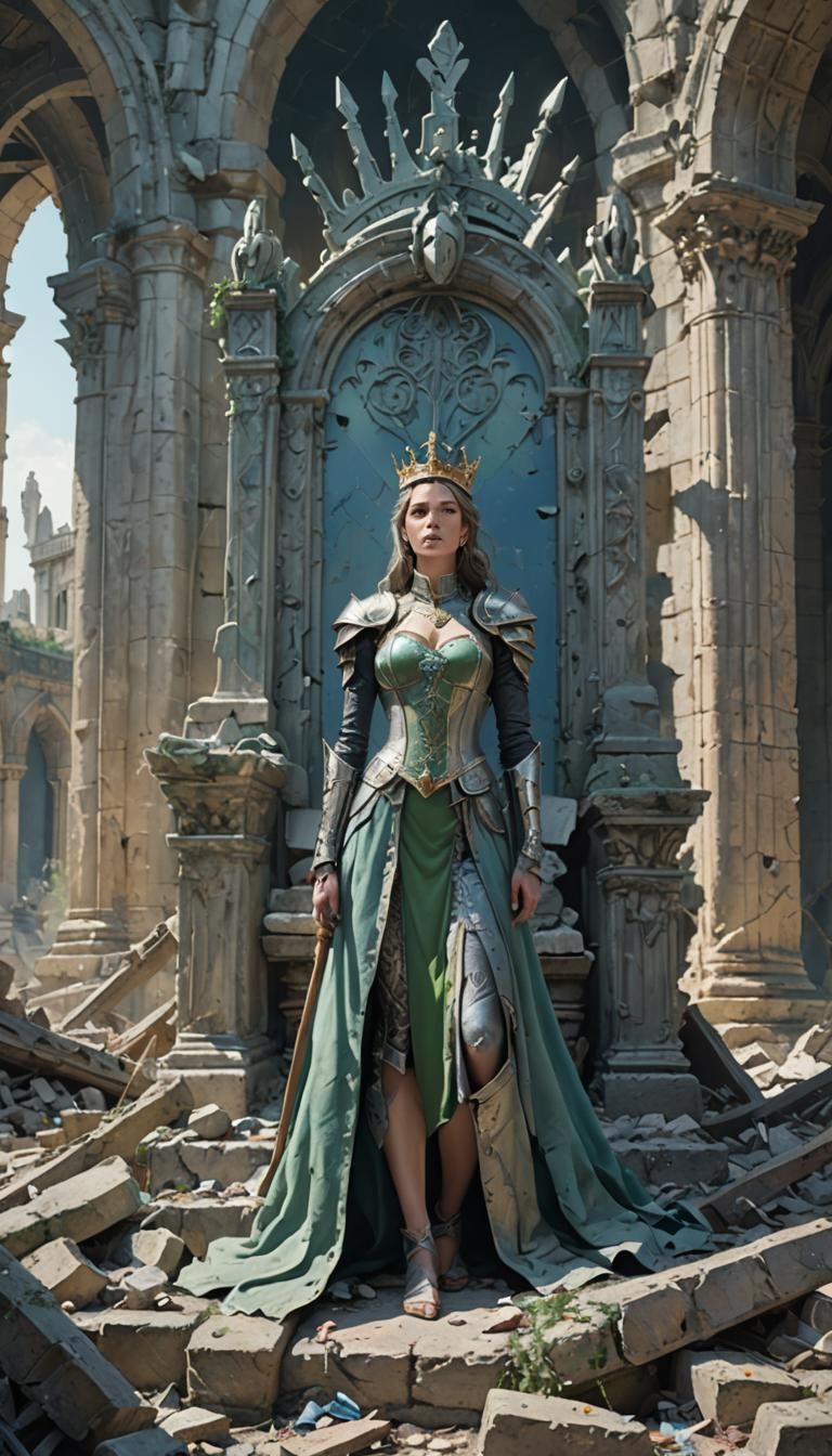 Queen of Forgotten Grandeur: A Throne Cast Down